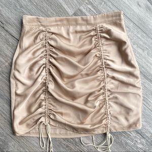 Adika Ruched Mini Skirt